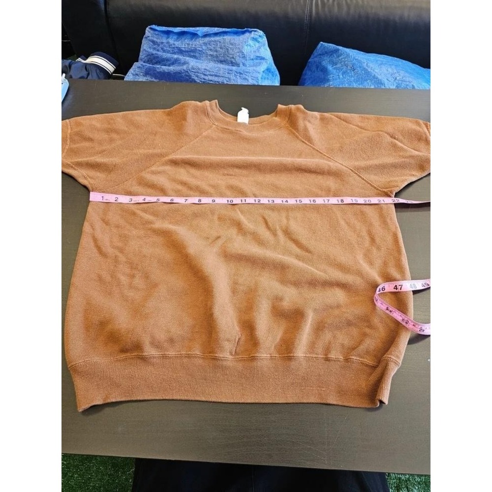 Vintage Sportswear By Cresslan & Cotton Sweater XL Short Sleeve Pullover 60s 70s - Picture 4 of 6